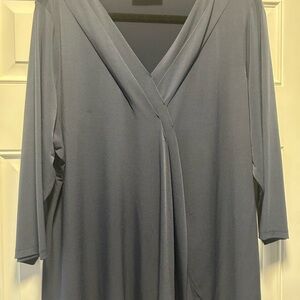 Lane Bryant Slate V-Neck Tunic